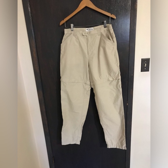 Ladies Beige Cargo Pants Wide Leg Size 12 $5.00 AS AN ADD ON - Picture 2 of 2